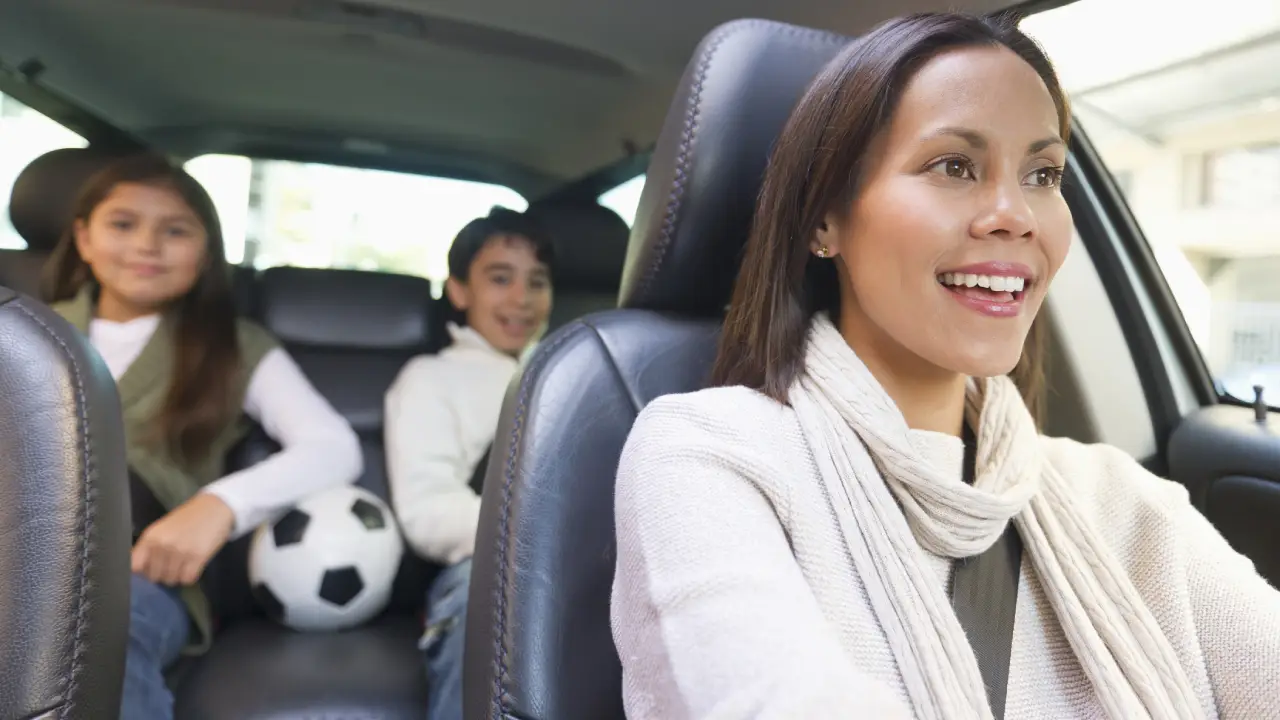 carpool-Sharing ride kids transportation